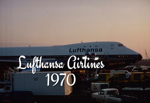 35mm slide lufthansa - 35mm, airlines